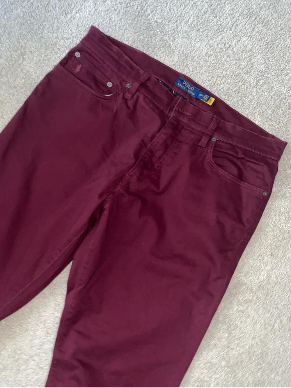 Polo Ralph Lauren Varick Slim Straight Fit Denim Jeans Pants Men’s 34x32